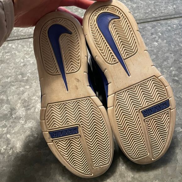 Vintage Y2K Nike Air Max Bizness 2008 High Top Shoe Blue Mens 7 Sneakers 324824 - Picture 12 of 14